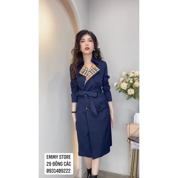 Áo kaki xanh than cổ kẻ dáng dài, hàn cao cấp | BigBuy360 - bigbuy360.vn