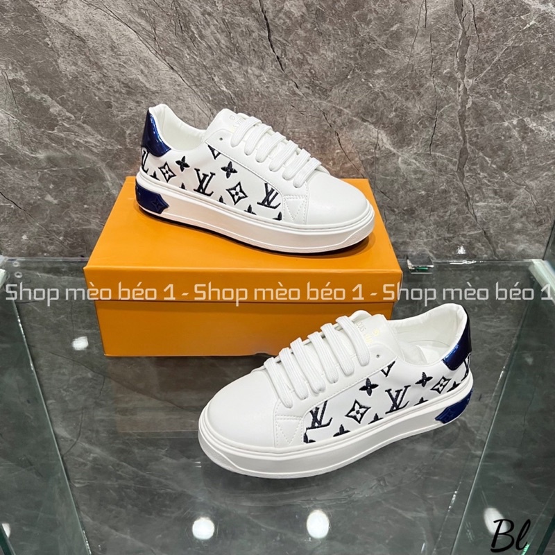 Giày thể thao spsl gót pha màu vân chìm fullbox