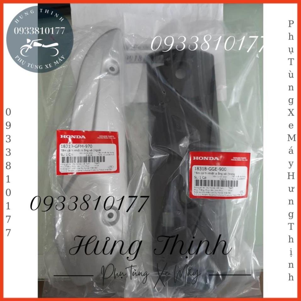 Tấm cách nhiệt a ống xả ốp bô lead 110 honda