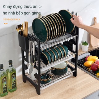 Giá để bát đĩa, đĩa , thoát nước, đồ đa năng nhà bếp, hộp đựng bộ ăn, úp chén dĩa