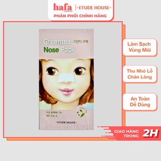 Mặt Nạ Lột Mụn Mũi Etude House Green Tea Nose Pack _ Etude House Chính Hãng