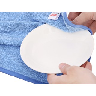 Khăn Lau Chén Dĩa (Gói 2 Cái) ( Tặng 1 Miếng Rửa Chén 3X) -  Thấm Hút Tốt, khanlauchen