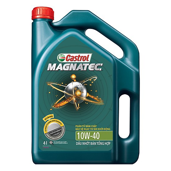 Nhớt cao cấp xe ô tô Castrol Magnatec 10W40 4L