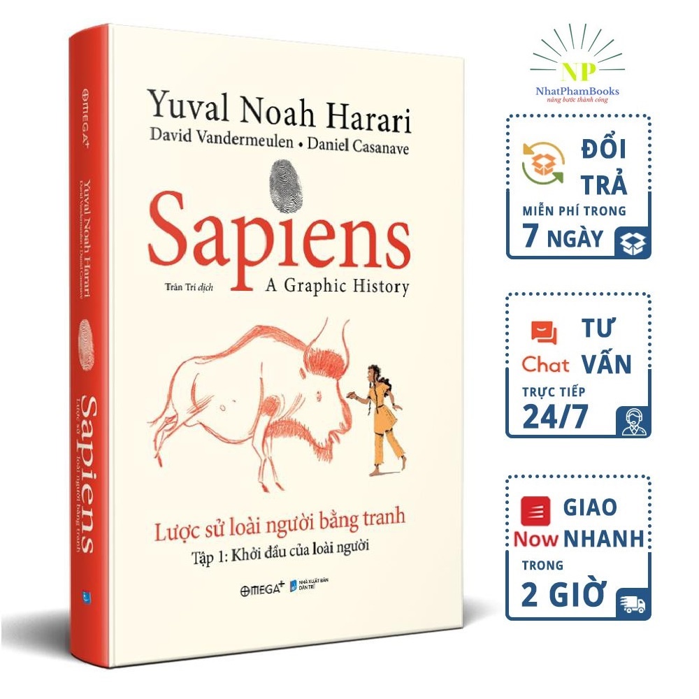 Sách - Sapiens: Lược sử loài người bằng tranh ( tập 1 )