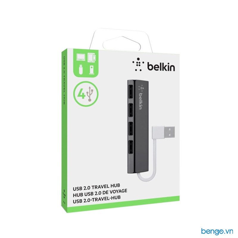 Hub Belkin 4 Cổng USB 2.0 Travel - F4U042bt