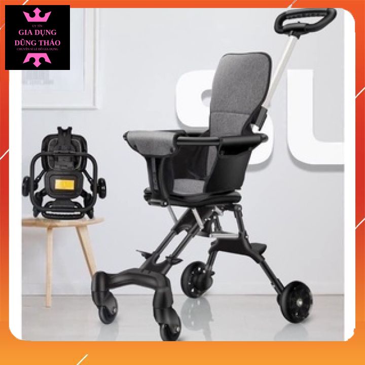 XE ĐẨY GẤP GỌN CHO BÉ ĐI CHƠI ĐI DU LỊCH, CÓ ĐẢO CHIỀU