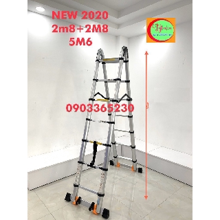 Thang nhôm Rút Chữ A SUMIKA  SK 560D VẬN CHUYỂN SIÊU RẺ