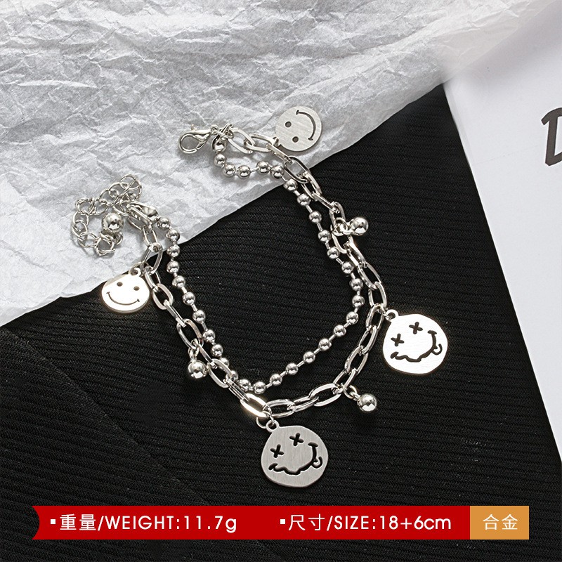 Dây chuyền hình mặt cười thời trang cho cả nam và nữ