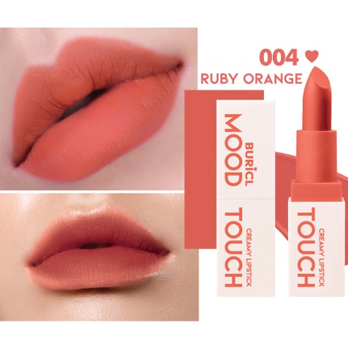 //LUXUBU// Son lì lâu trôi nhiều màu trẻ trung Buricl Mood Touch Creamy Lipstick / COCOLAND | BigBuy360 - bigbuy360.vn