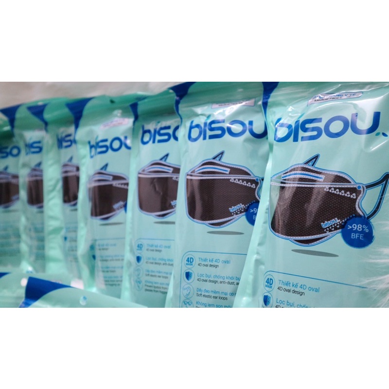 KHẨU TRANG Y TẾ BISOU KF94 - HỘP 30C