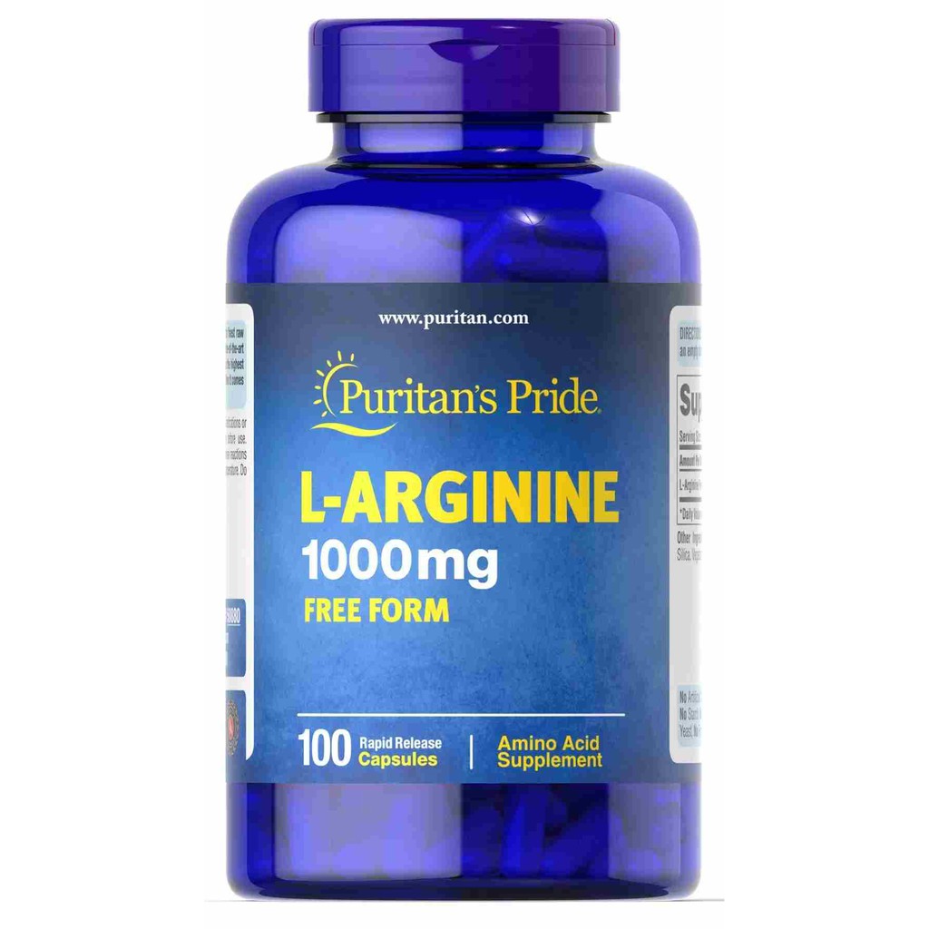 Puritan's Pride L-Arginine 1000mg Size 100