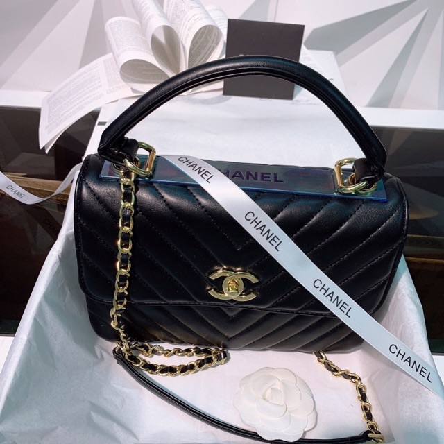 Túi xách cha...nel da thật