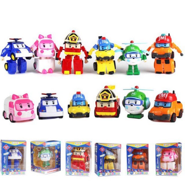 LSD [Mã TOYNOV hoàn 20K xu đơn 50K] HỘP một XE dòng TO_ĐỒ CHƠI ROBOCAR POLI BIẾN HÌNH siêu đẳng sáng tạo CHO BÉ 869 18 Z