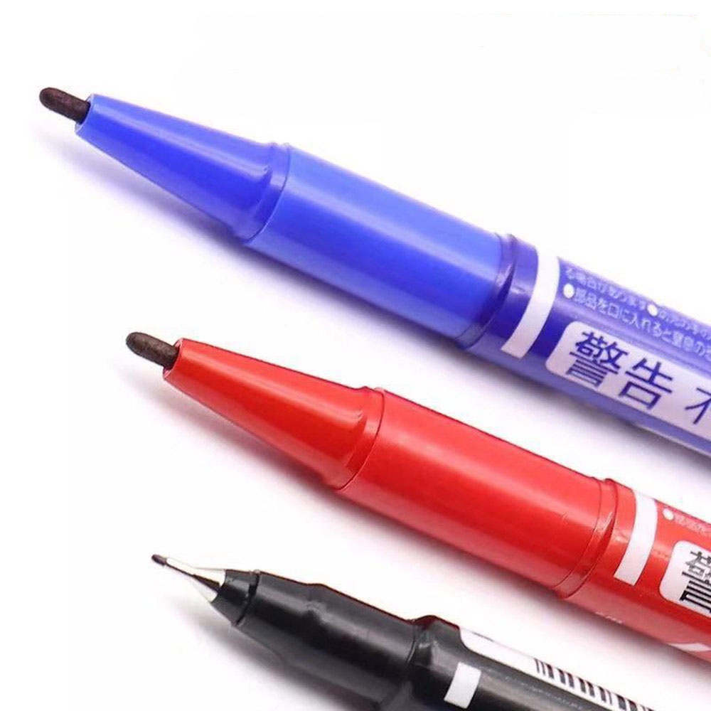 Bút Lông Đánh Dấu Hai Đầu Ngòi Mảnh Phong Cách Nhật Bản