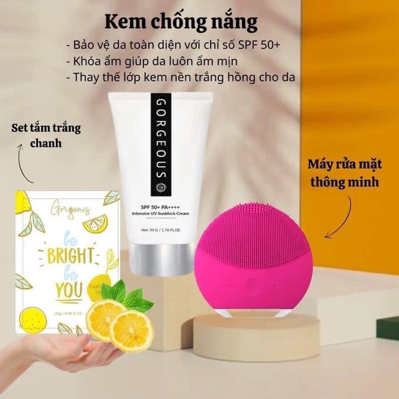 Kem Chống Nắng Ban Ngày Múi Xù Gorgeous