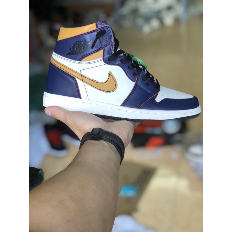 giày JD1 tím vàng chuẩn 1:1 ( 40 đến 45) | BigBuy360 - bigbuy360.vn