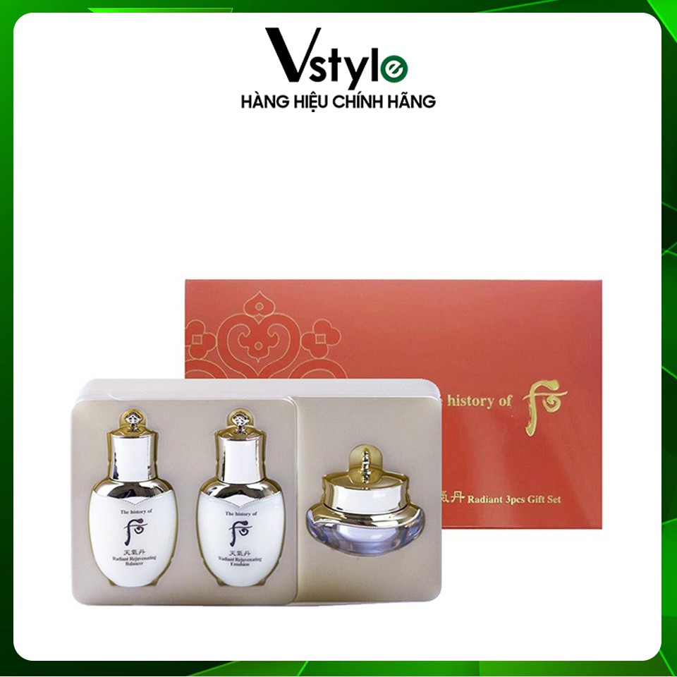 Bộ Dưỡng Tái Sinh Chống Lão Hóa Da The History Of Whoo Cheongidan Radiant Regenerating 3pcs