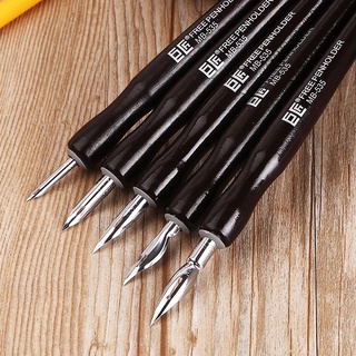 Bút chấm mực bút sắt vẽ truyện tranh Freepen Holder 5 quản 5 ngòi có bán thêm mực và giấy vẽ truyện tranh