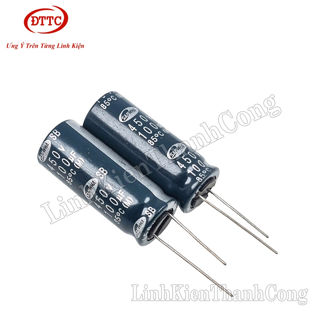 Tụ Hóa SAMWHA 100uF 500V (16x50mm)