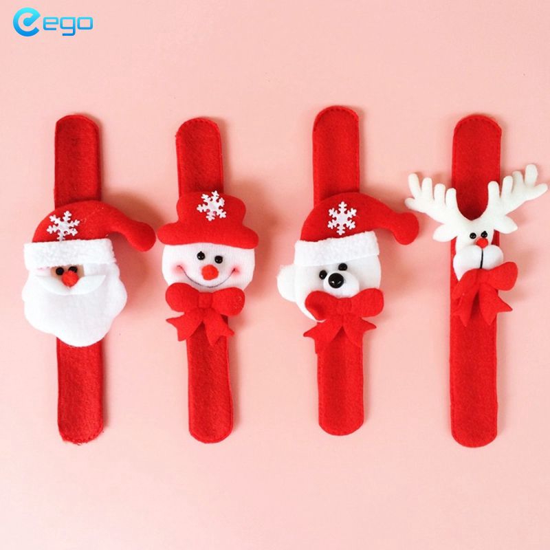 Vòng đeo tay ông già Noel Giáng sinh Người tuyết Elk Bear Đảng Giáng sinh Dây đeo cổ tay