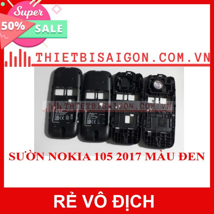SƯỜN NOKIA 105 2017 MÀU ĐEN