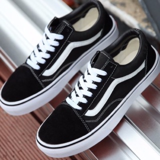 Giày thể thao old skool đen trắng nam nữ
