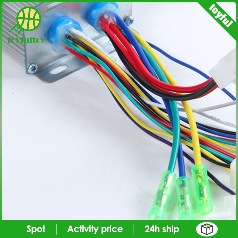 Thiết Bị Điều Khiển Tốc Độ Động Cơ Không Chổi Than DC 36V 48V 350W Dành Cho Xe Đạp Điện