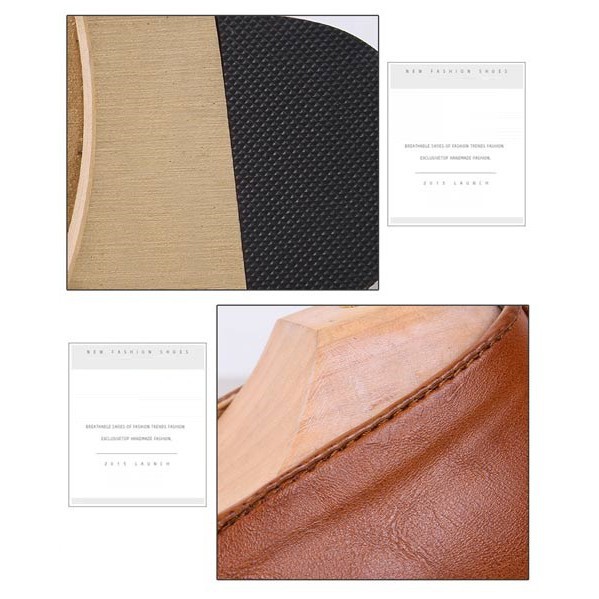 Classic business-style closed-toe leather shoes