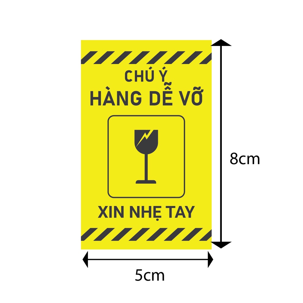 Decan - Tem Dán Hàng Dễ Vỡ, Xin Nhẹ Tay