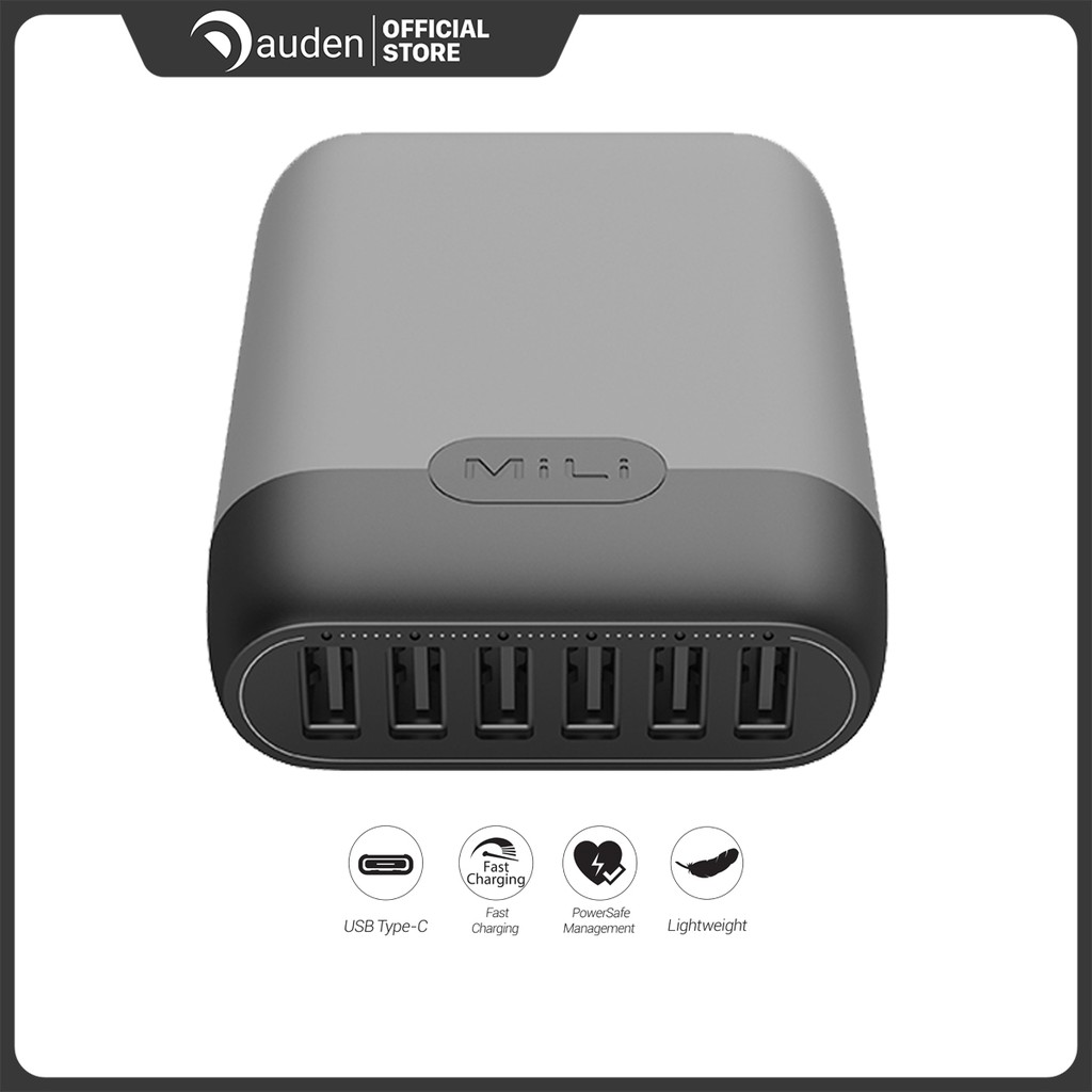  Sạc MiLi 6 cổng 30W Station II - HC-H60