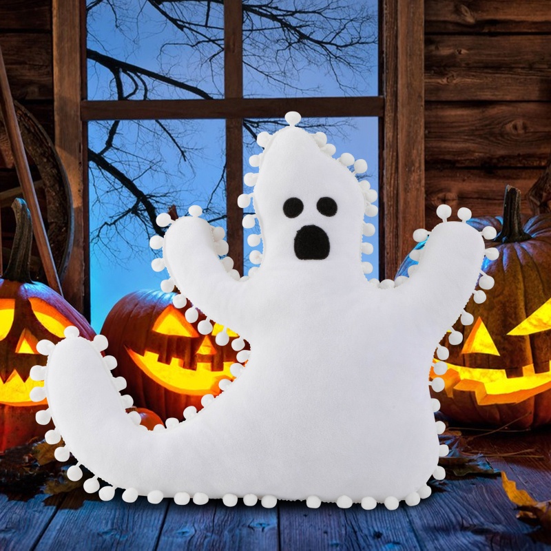 Gối Nhồi Bông Họa Tiết Hoạt Hình Phong Cách Halloween