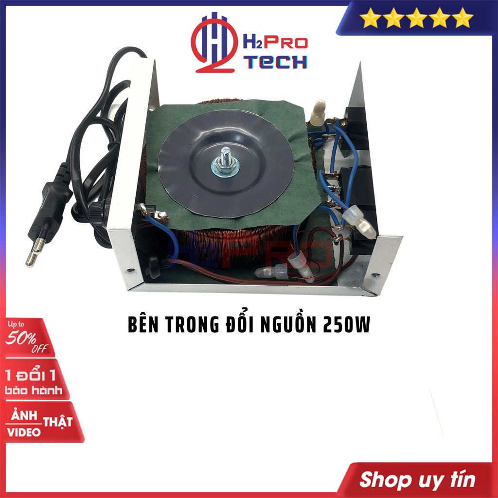 Đổi Nguồn 220V Sang 110V-100V 1200W Kawa Hoặc Đổi Ngược Nguồn 110V Sang 220V Cao Cấp-Dùng Cho Máy Dưới 900W-H2Pro Tech