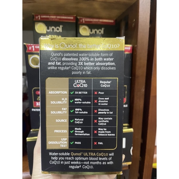 Viên Uống Hỗ Trợ Tim Mạch Qunol Ultra CoQ10 100mg 3X 180 viên - Hàng Mỹ