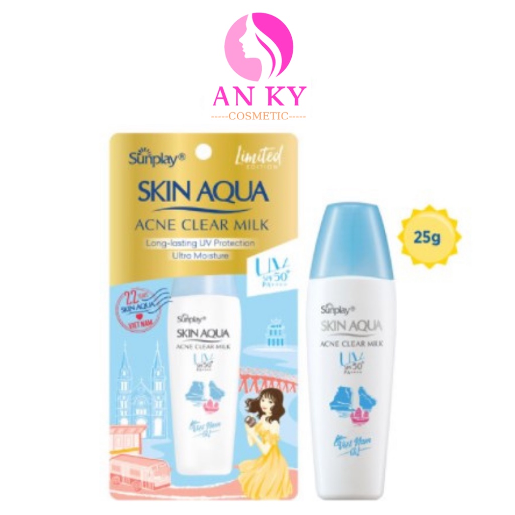 Sữa chống nắng dưỡng da ngừa mụn Sunplay Skin Aqua Acne Clear SPF 50+ PA++++