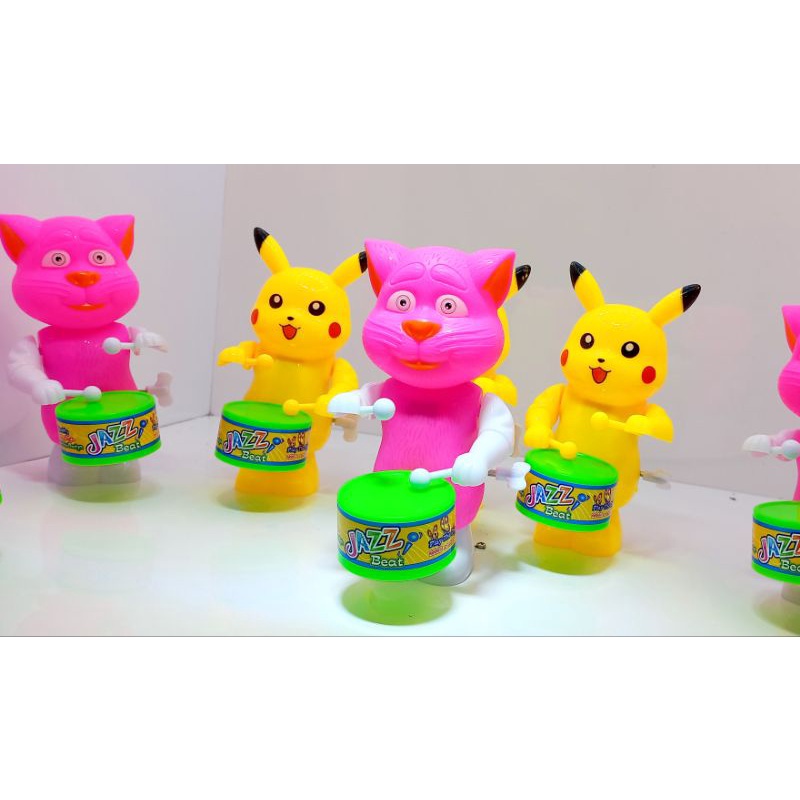 Đồ chơi cho bé thú gõ trống giúp bé phát triển âm thanh và sự tập trung