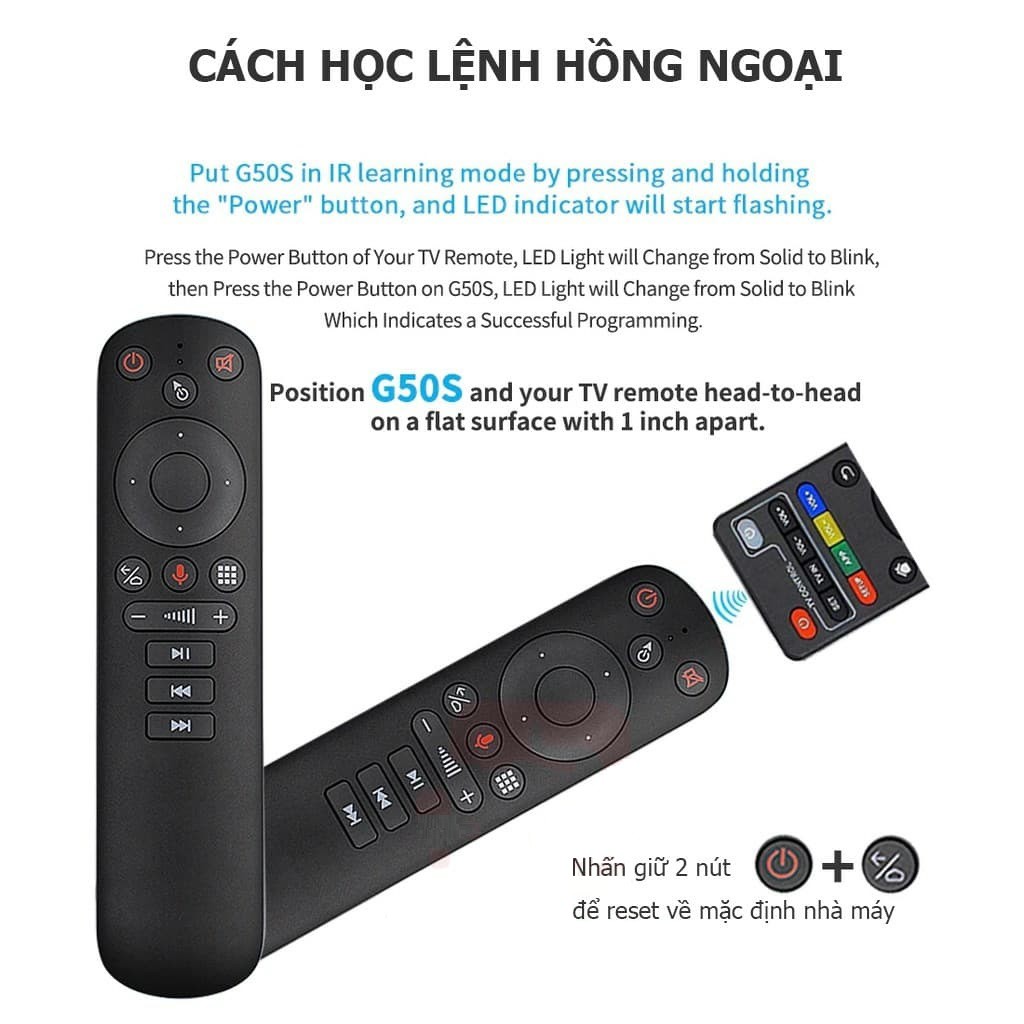 Điều khiển remote G50s chuột bay tìm kiếm giọng nói một chạm Voice Remote Mouse Air