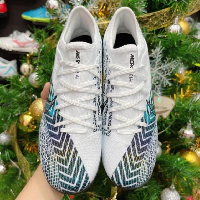 XẢ KHO Giày đá bóng MECURIAL VAPOR 13 PRO TRẮNG ĐEN XỊN , 😆