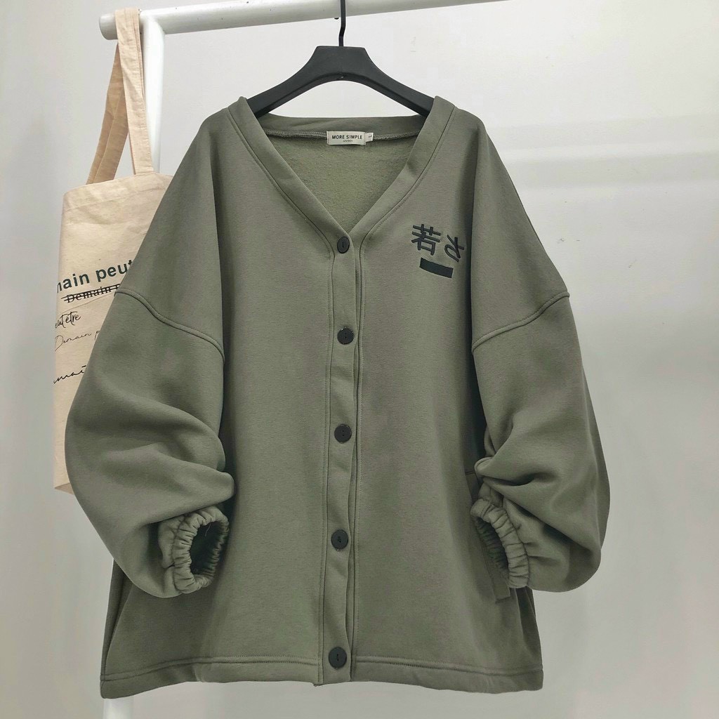 Áo Khoác Nữ Thun Mềm Mịn, Áo Khoác Cadigan Logo Thêu, Thun Nỉ Ngoại Chống Nắng Cực Tốt | BigBuy360 - bigbuy360.vn