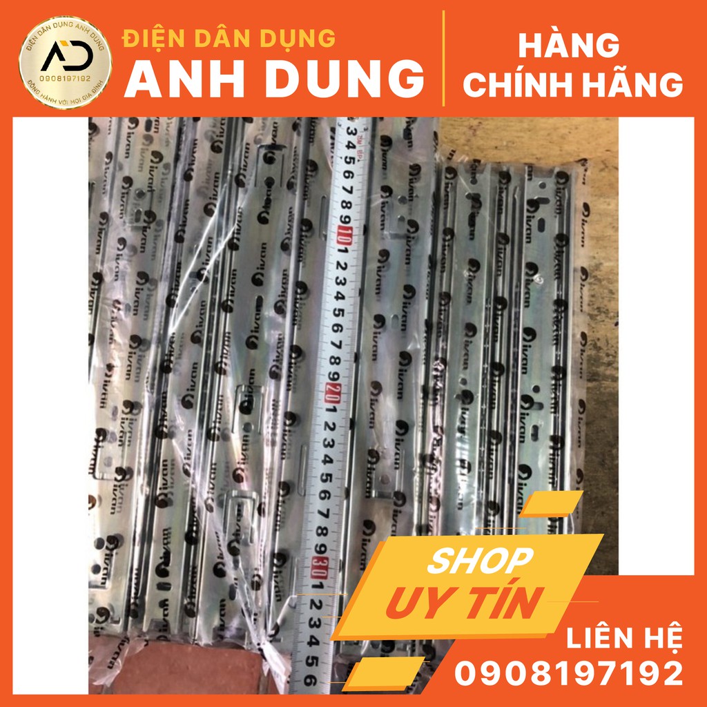 [Bảo hành 12 tháng] Ray Bi Trượt 3 Tầng  IVAN (Tặng kèm ốc vít)