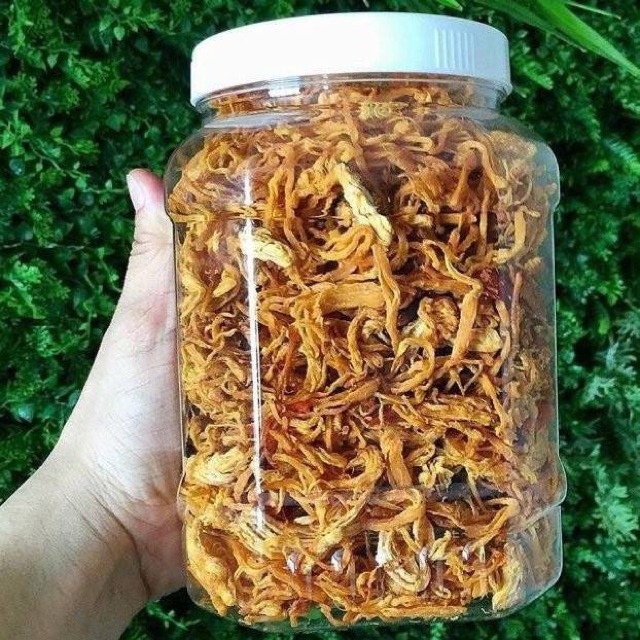 1KG Khô Gà xé Bơ Tỏi cay siêu ngon - 2 hũ 500gr | BigBuy360 - bigbuy360.vn