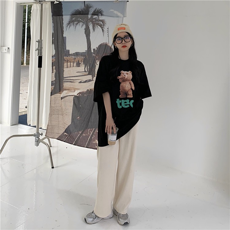 Áo thun nữ form rộng tay ngắn Emilyshop