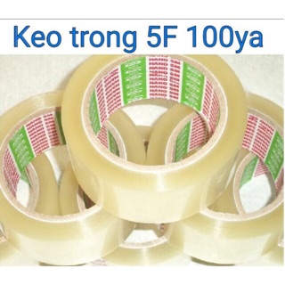 (GIÁ HUỶ DIỆT) BĂNG KEO TRONG 5F 100YA 90M