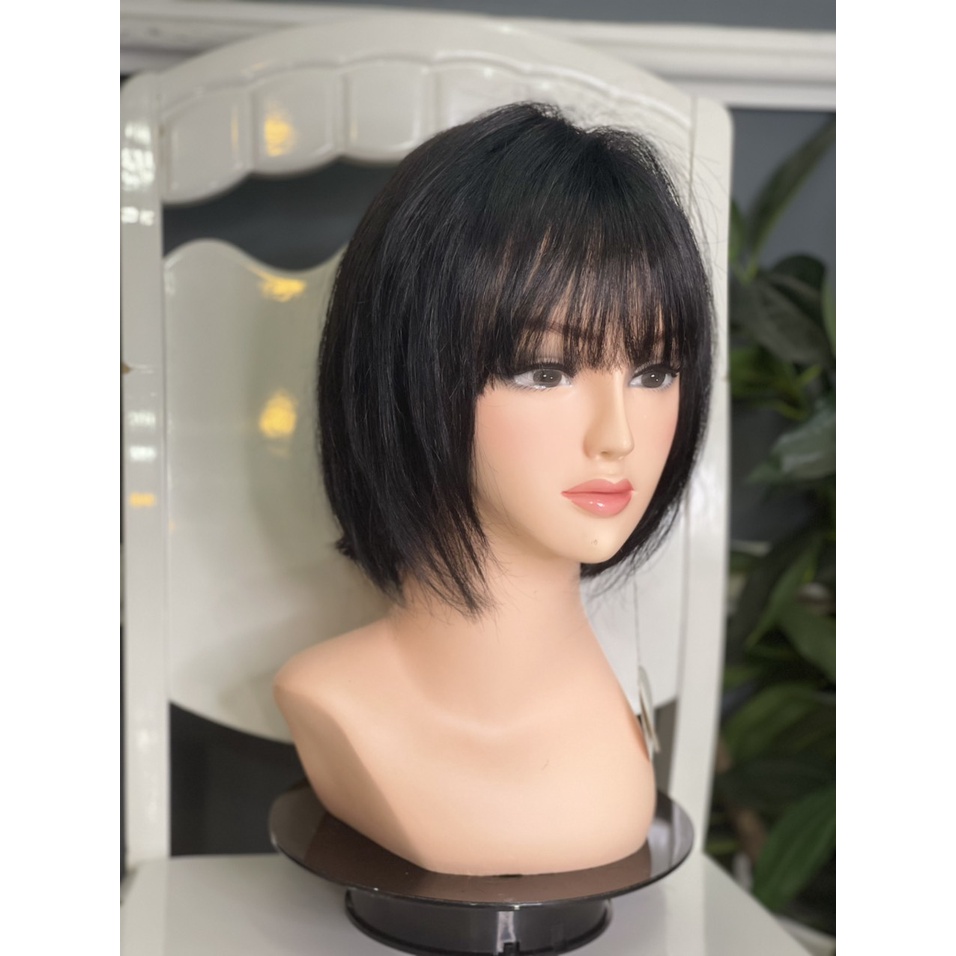 Tóc bộ cả đầu bằng tóc thật 100% video- hình shop tự chụp