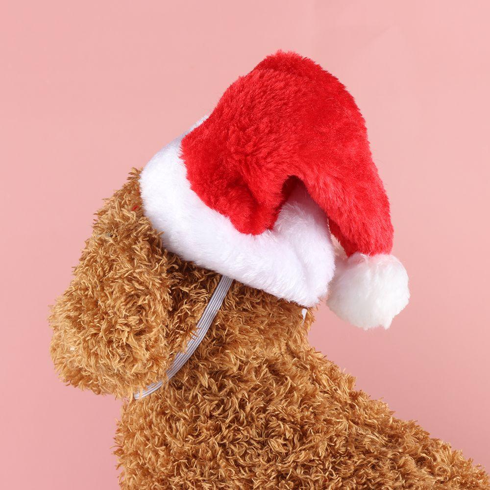 WTTLE Mũ Ông Già Noel Cho Thú Cưng