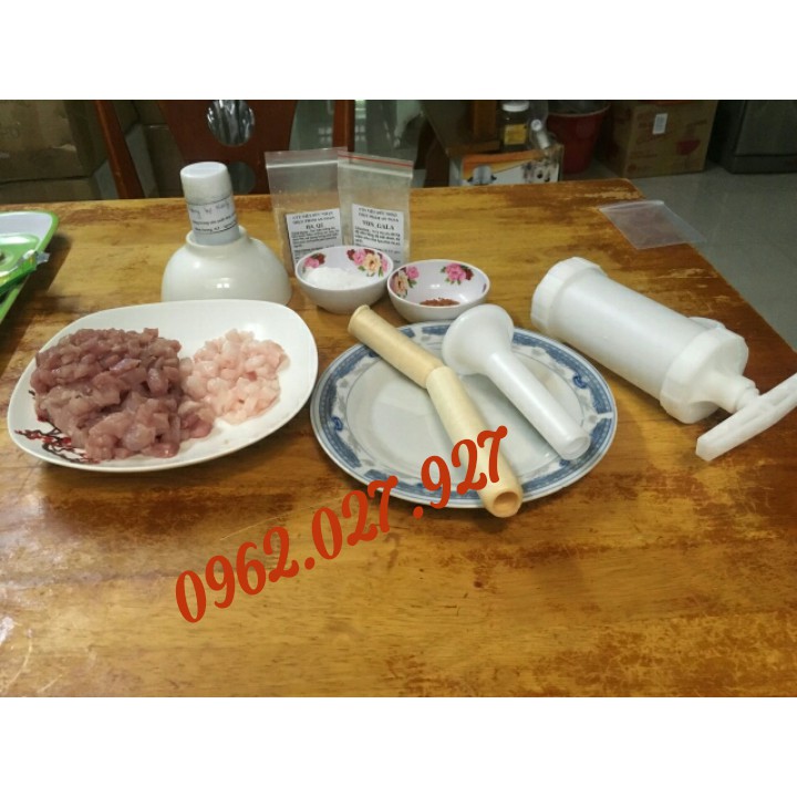 Vỏ xúc xích Viscofan Đức FI21, Fi24, Fi25 NDX - Dụng cụ nhồi xúc xích - Vỏ lạp xưởng