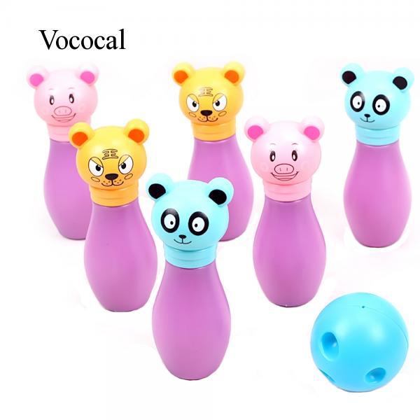 Vococal Baby Kid Child Cartoon Animal Bowling Game Toy Kit