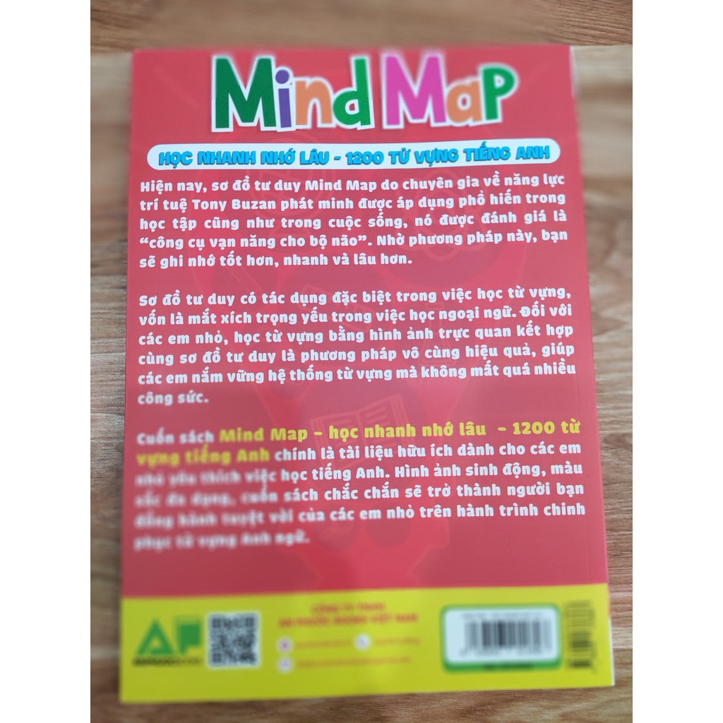 Sách Mind Map 5+ - 1200 Từ Vựng Tiếng Anh