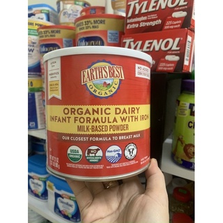 Sữa bột organic earth’s best đỏ 658g