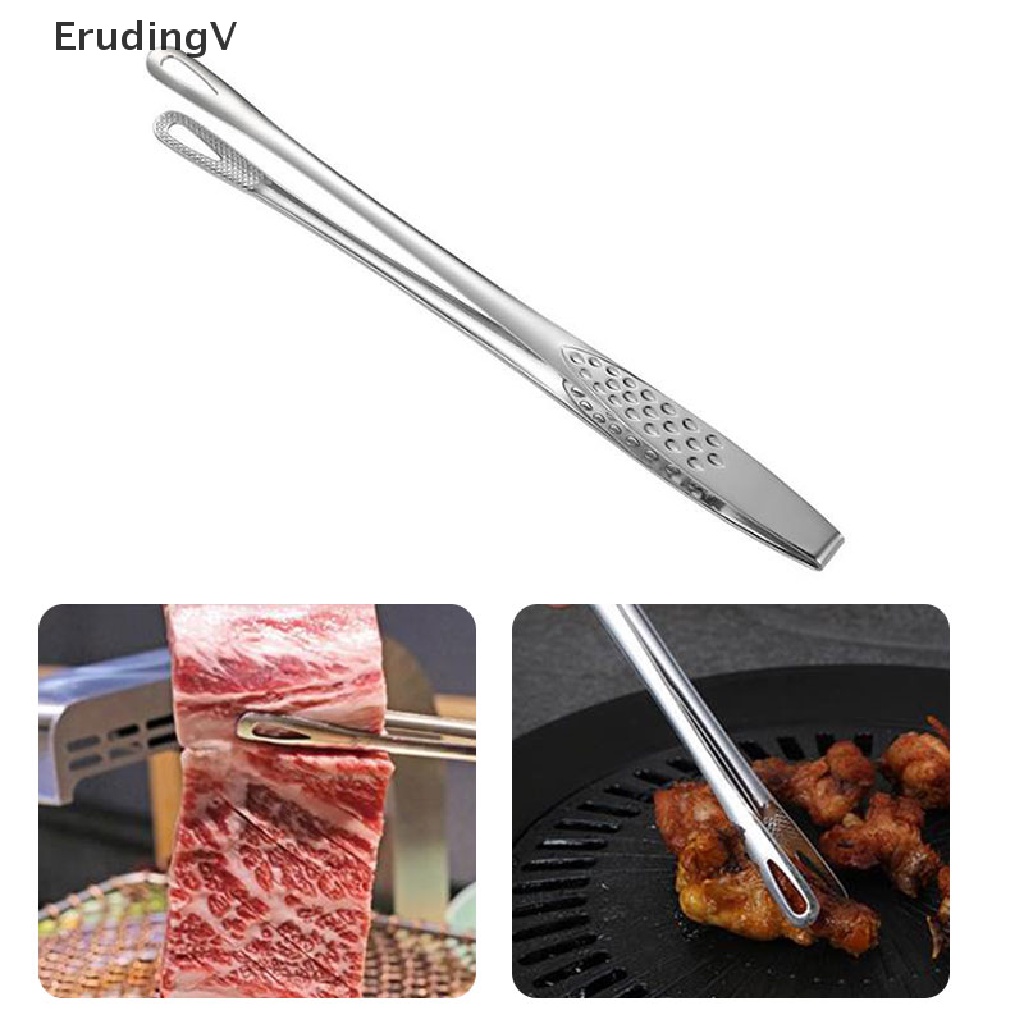 1 Kẹp Gắp Thức Ăn Bằng Thép Không Gỉ Phong Cách Nhật Bản