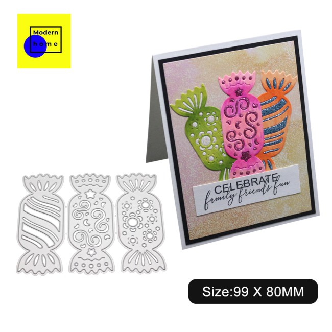 metal craft kitchen stencil Khuôn Cắt Giấy Làm Từ Kim Loại Hình Hàng Rào Trang Trí Scrapbook